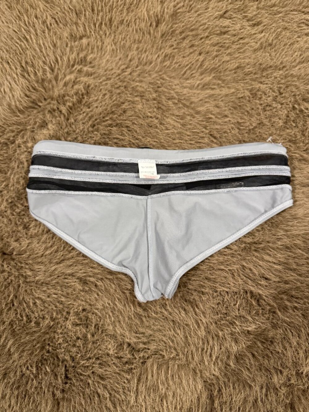 Gregg Homme Men's Swim Brief Size Medium Gray and Black Like New - Picture 8 of 9